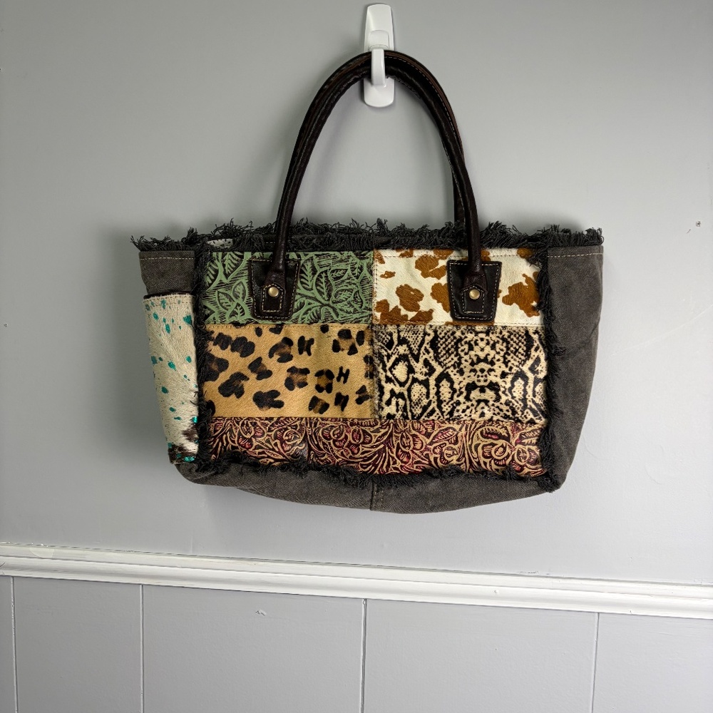 Patchwork Tote Bag - Multicolor - image 2